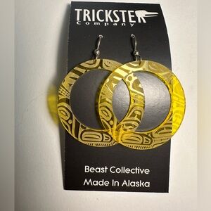 Beast Collective Yellow Round Earrings